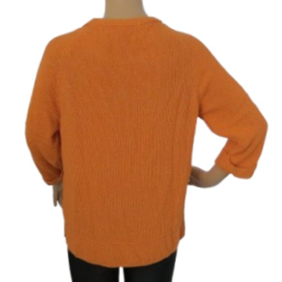 Monari Burnt Orange Long Sleeve Sweater - Picture 6 of 7